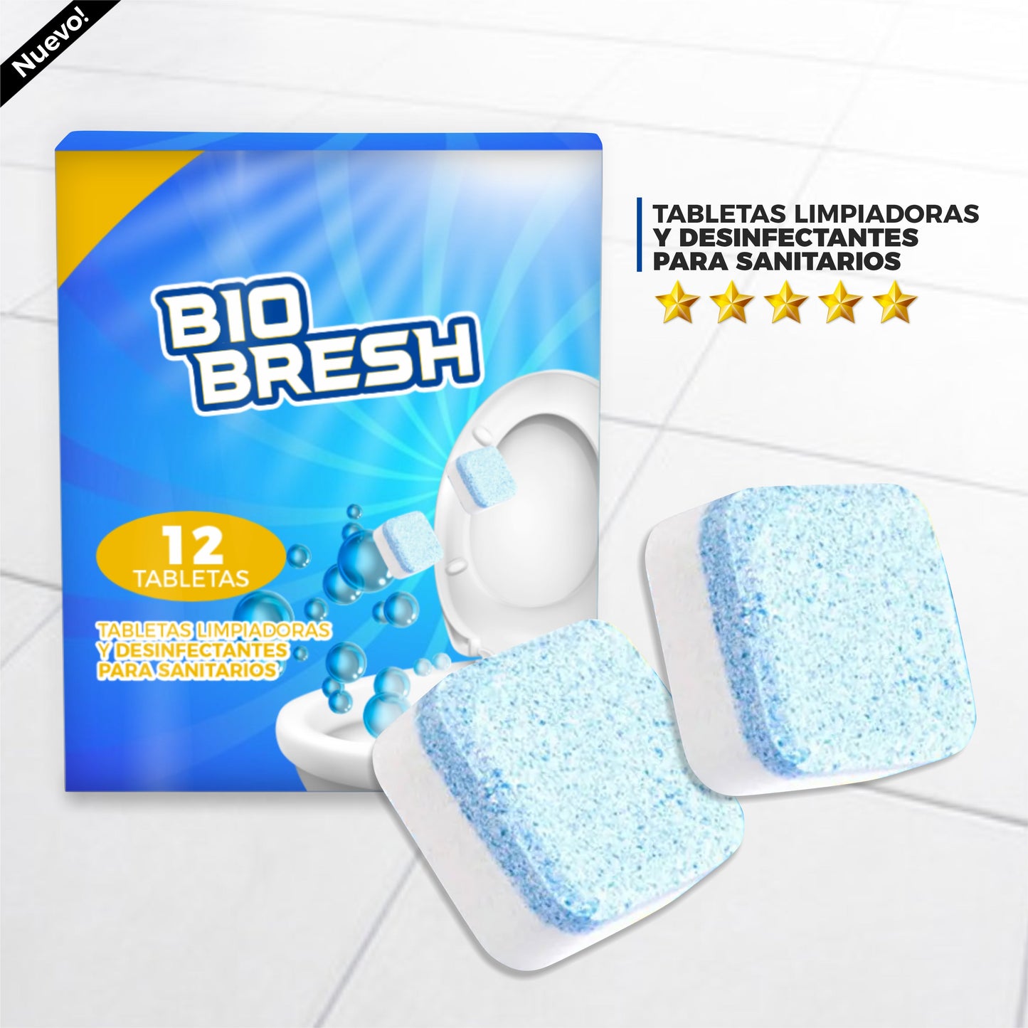 Tabletas Limpiadoras y Desinfectantes Para Sanitarios - BioFresh®