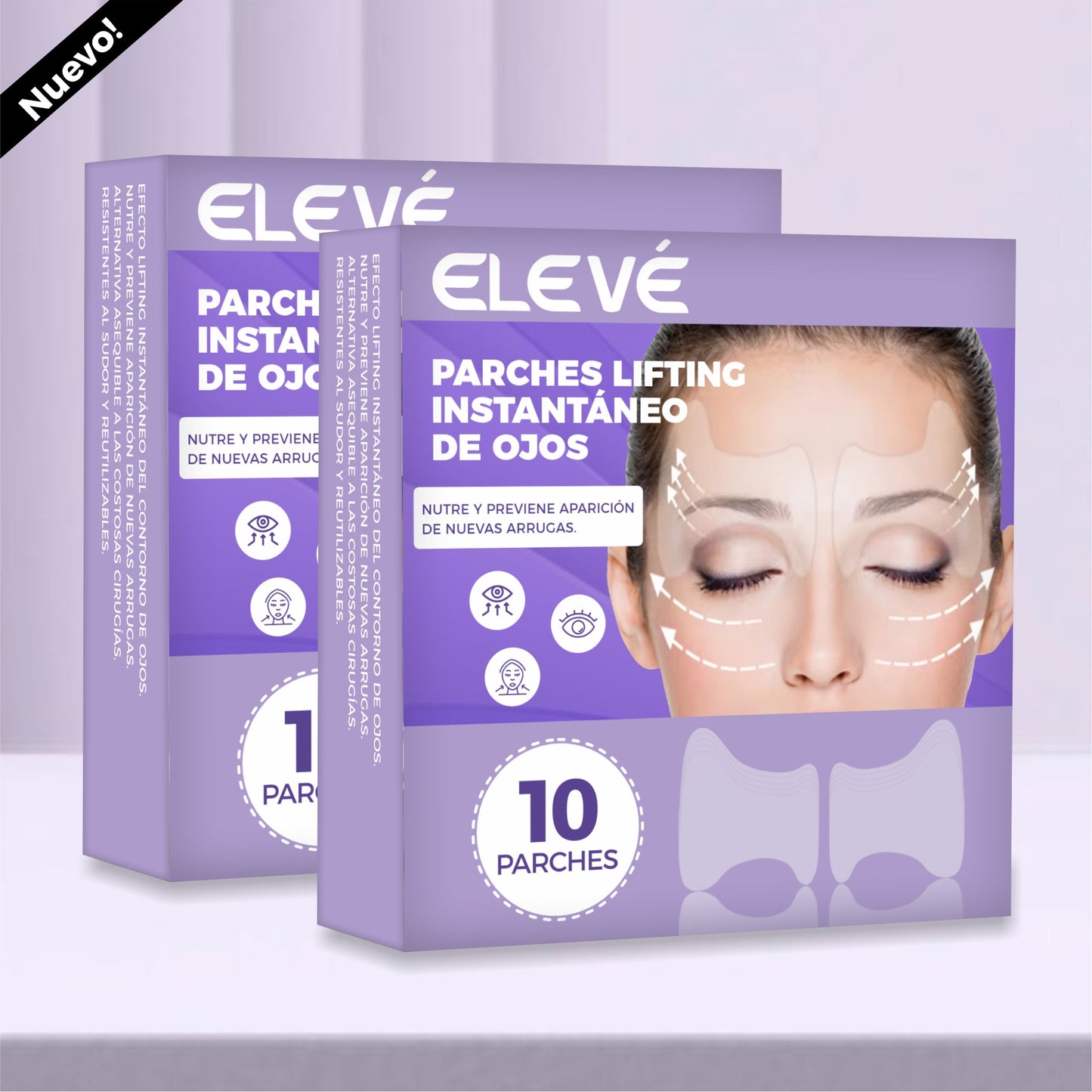 Parches Lifting Instantáneo De Ojos - Elevé™