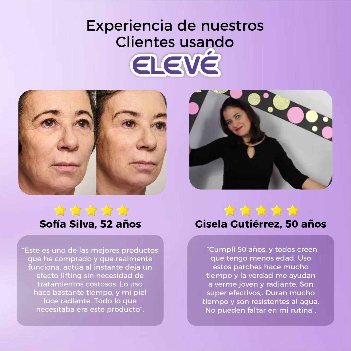 Parches Lifting Instantáneo De Ojos - Elevé™