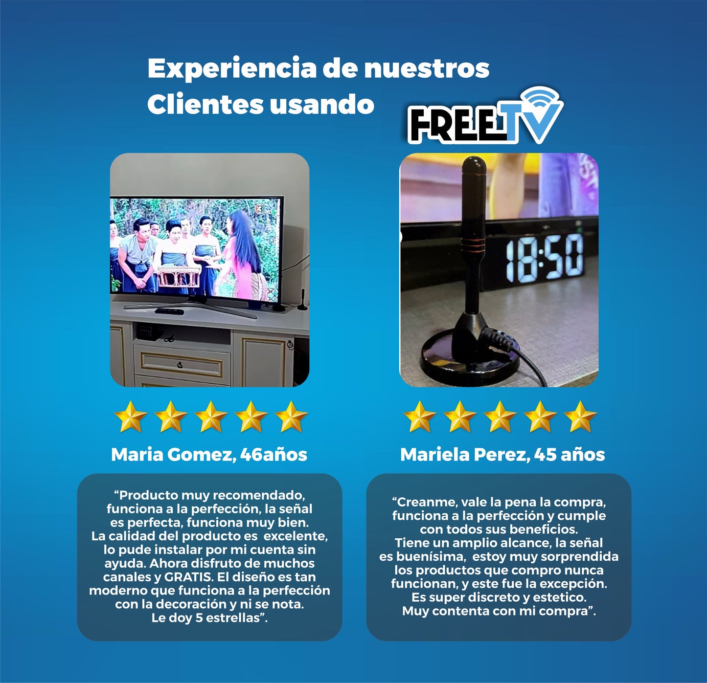 Antena HD de TV digital - FreeTV®