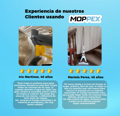 Mopa Extensible Auto Exprimible 2 en 1  - MoppeX©