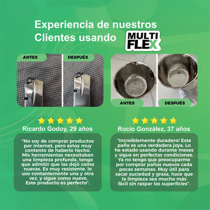 Pack de 10 Paños de Virutilla Multifuncional - MultiFlex®