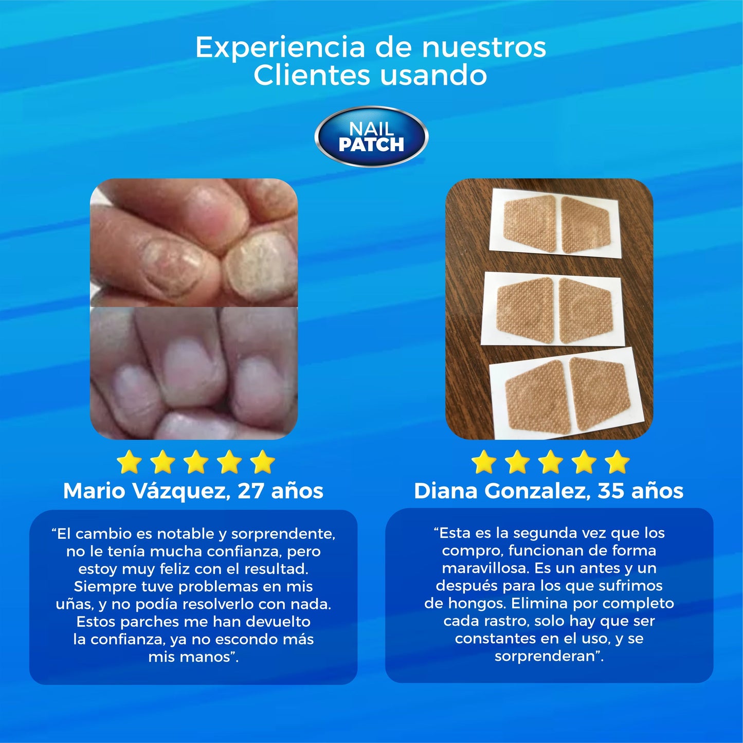 Parches AntiHongos y Regeneradores De Uñas - NailPatch®