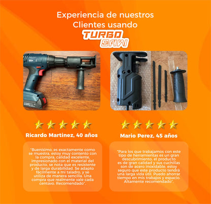 Adaptador De Sierra Portátil Para Taladro - TurboSaw©