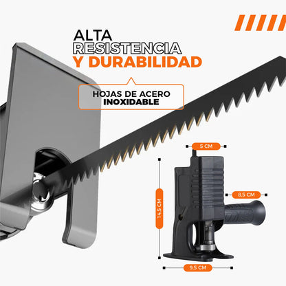 Adaptador De Sierra Portátil Para Taladro - TurboSaw©